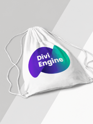 Divi Engine String Bag (Big Logo)